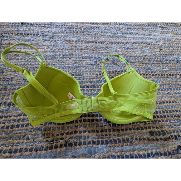 Victoria's Secret Women's Size 36D Push-Up Bra Bling Rhinestone Straps - Picture 3 of 6